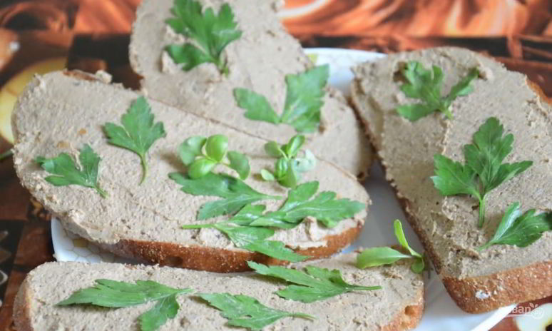 Рецепт паштета из индюшиной печени