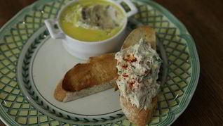 Паштет из копченой скумбрии