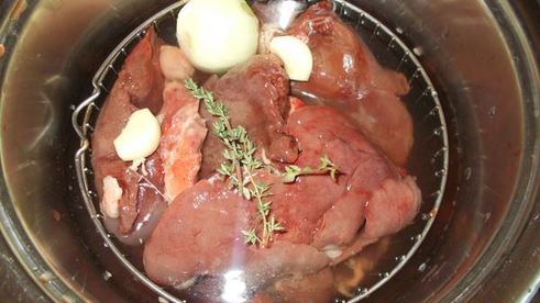 паштет из кролика с черносливом