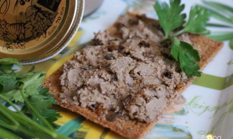 Рецепт паштета из куриной печени с черносливом