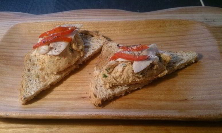 Рецепт паштета из курицы с голубым сыром, инжиром и орехами