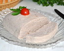 Паштет из курицы с ветчиной