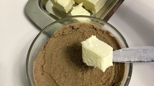 паштет из печени кролика с каштанами