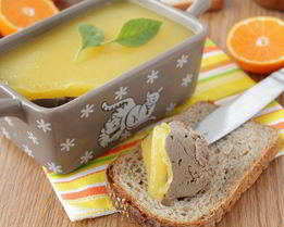 Паштет из печени с апельсиновым желе