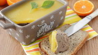 Паштет из печени с апельсиновым желе