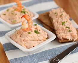 Паштет из семги с креветками