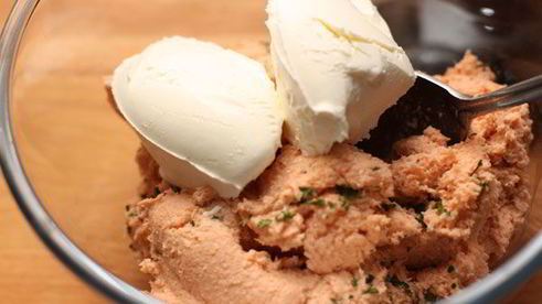 паштет из семги с креветками