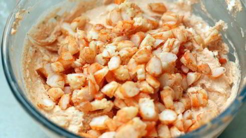 паштет из семги с креветками