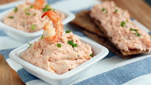 паштет из семги с креветками