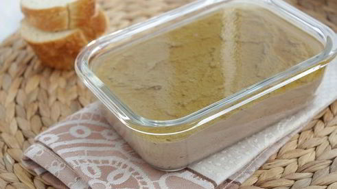 паштет из свиной печени с яблочным желе