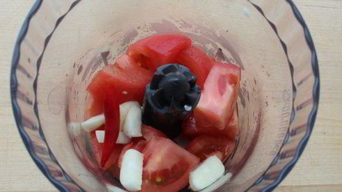 паштет из сыра и томатов