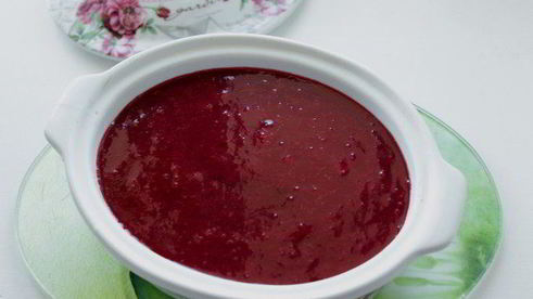 паштет куриный со сливово-клюквенным желе