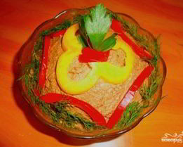 Печеночный паштет из говяжьей печени