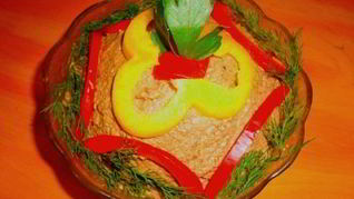 Печеночный паштет из говяжьей печени