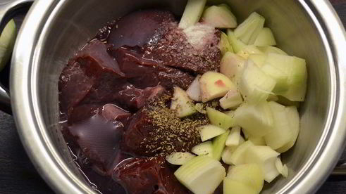 печеночный паштет с фасолью