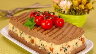 Печеночный паштет с сыром