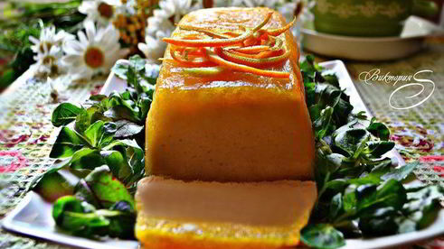 рыбный паштет в апельсиновом желе