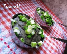 Запеченный паштет с грибами и бренди