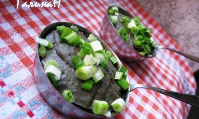 Рецепт запеченного паштета с грибами и бренди