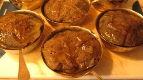 запеченный паштет с грибами и бренди