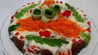 Печеночный торт в мультиварке