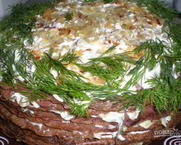 Печеночный тортик