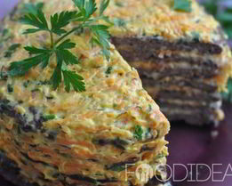 Торт из куриной печени