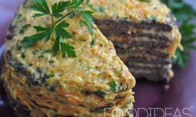 Рецепт торта из куриной печени