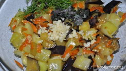 пикантная закуска из овощей