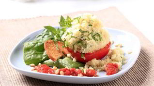 Помидоры, фаршированные кускусом