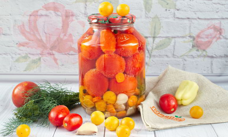 Рецепт помидоров с алычой