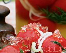 Помидоры в желе без стерилизации