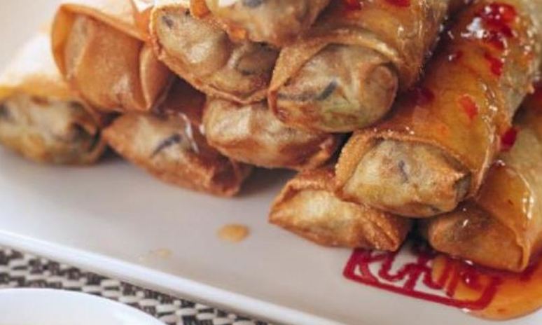 Рецепт китайских роллов с курицей и грибами