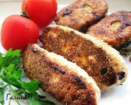 Куриные котлетки-роллы