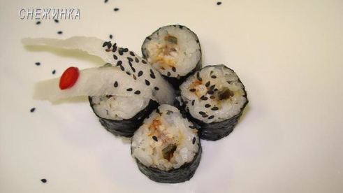 нигири-суши и роллы
