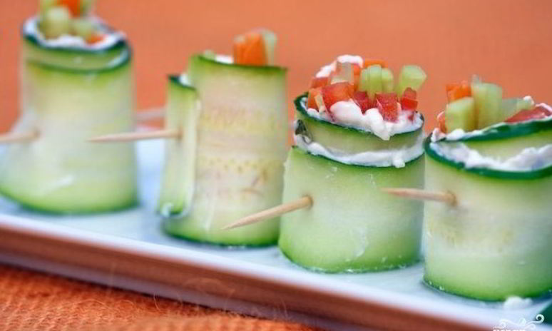 Рецепт овощных роллов