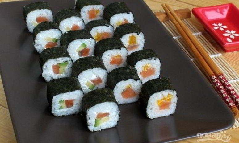 Рецепт роллов домашних