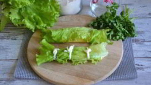 роллы из блинов