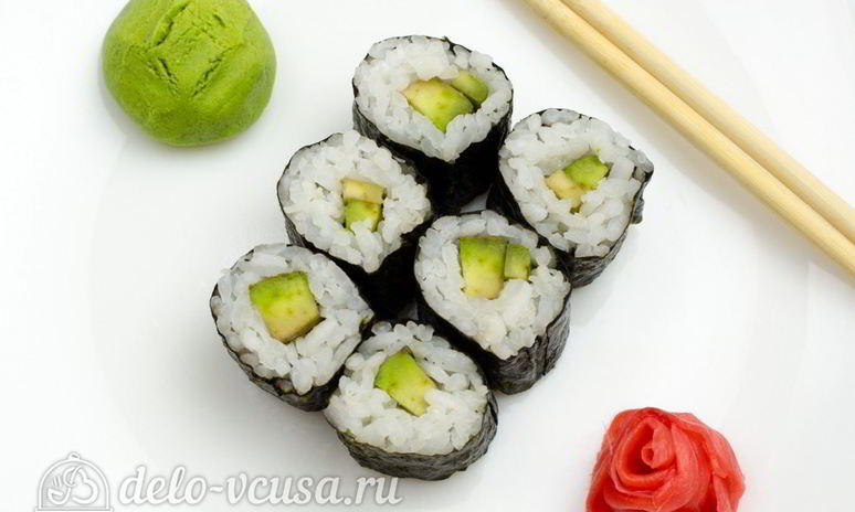 Рецепт роллов с авокадо авокадо маки