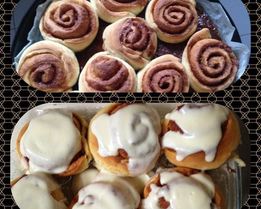 Роллы с корицей