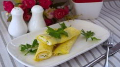 роллы с омлетом