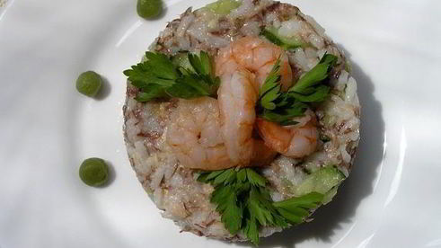 роллы с тунцом и креветками