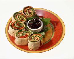 Роллы с тунцом в лаваше