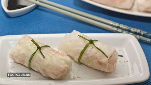 спринг роллы с индейкой