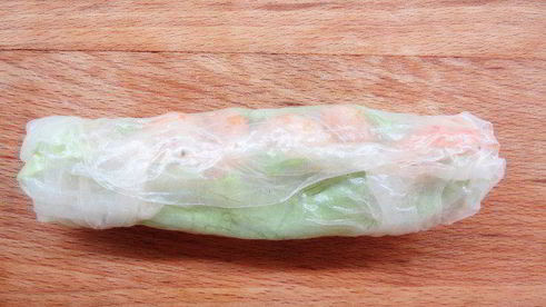 спринг-роллы с креветками