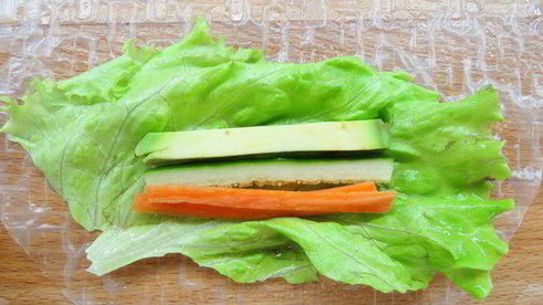 спринг-роллы с креветками