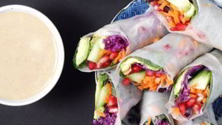 Вегетарианские спринг роллы