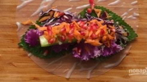 вегетарианские спринг роллы