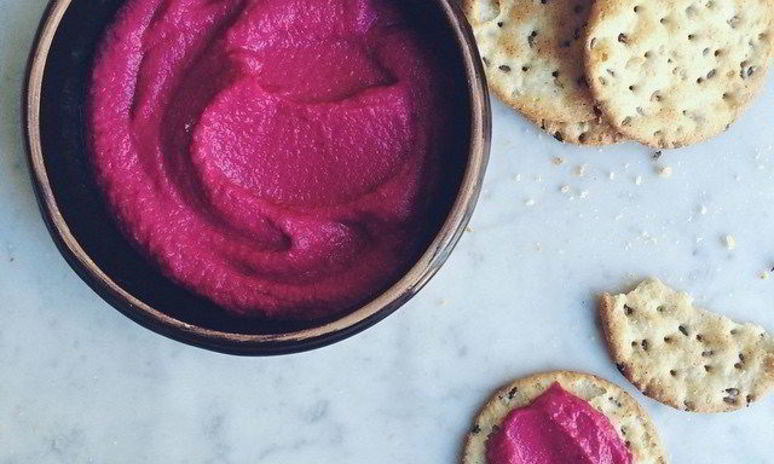 Рецепт розового хумуса