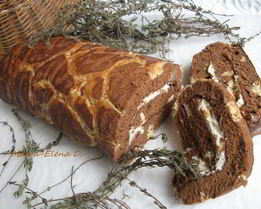 Бисквитный рулет Жираф